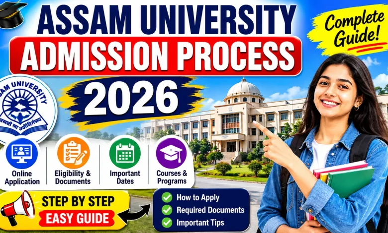 Assam University Admission Process