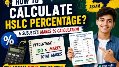 How to Calculate Assam HSLC Percentage